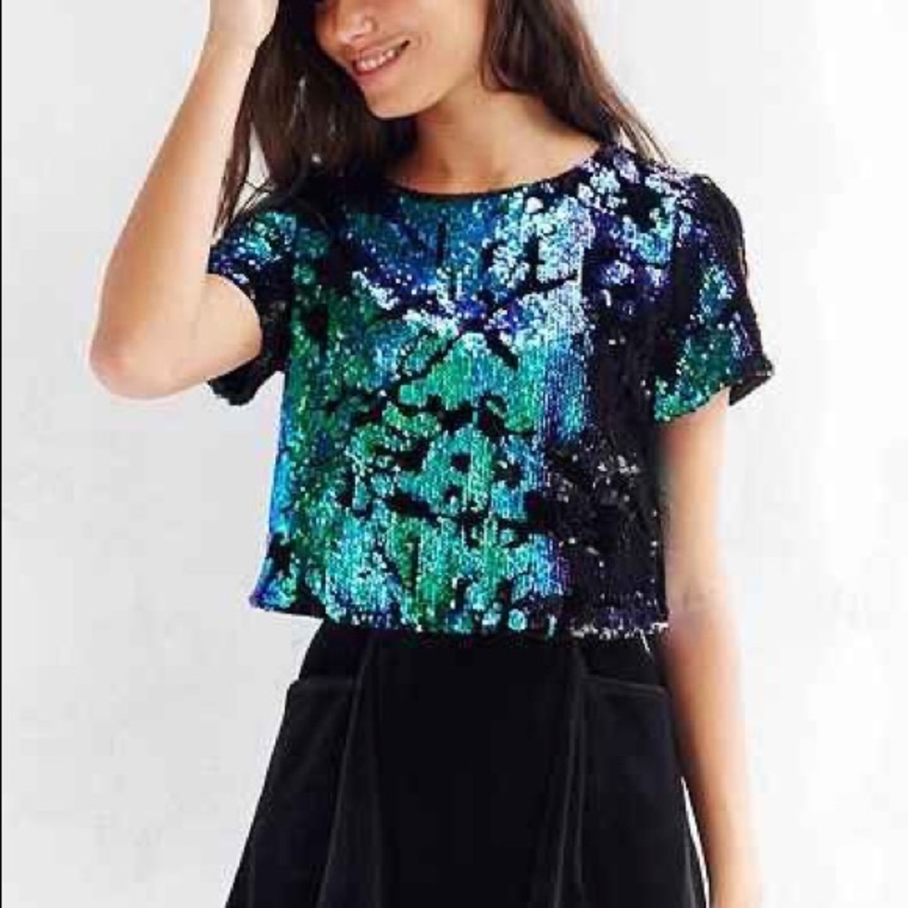 UO Sequin Top